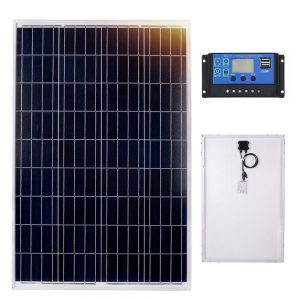 Saulės baterijos komplektas su valdikliu 115w 100A