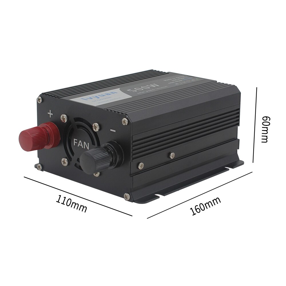 Įtampos keitiklis – inverteris 12V-220V 500W - Image 5