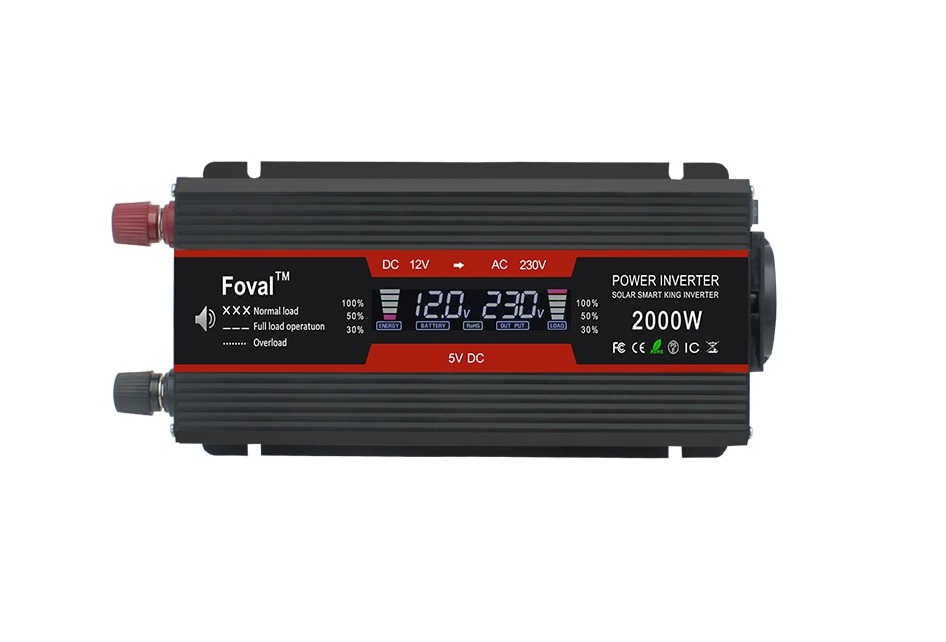 Įtampos keitiklis – inverteris 12V-220V 2000W - Image 3