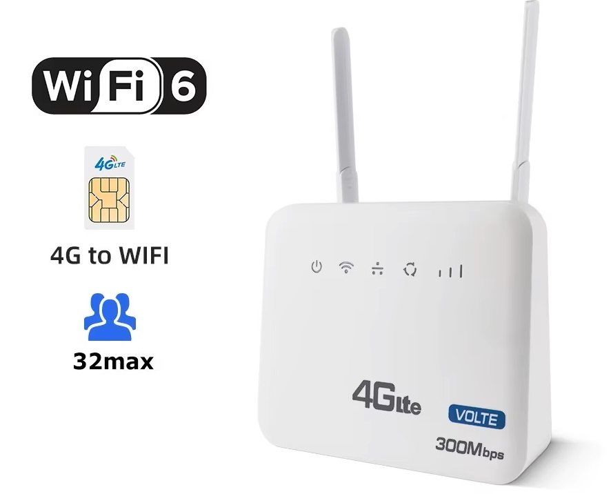 Modemas Routeris 4G su WiFi ir LAN