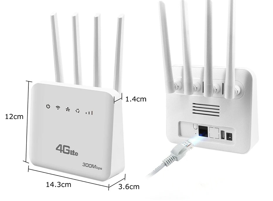 Modemas Routeris 4G su WiFi ir LAN - Image 2