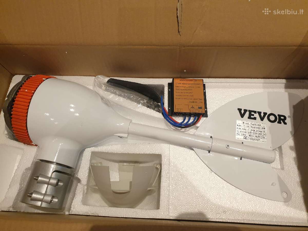 Vėjo jėgainės generatorius, elektrinės komplektas 300w - Image 3