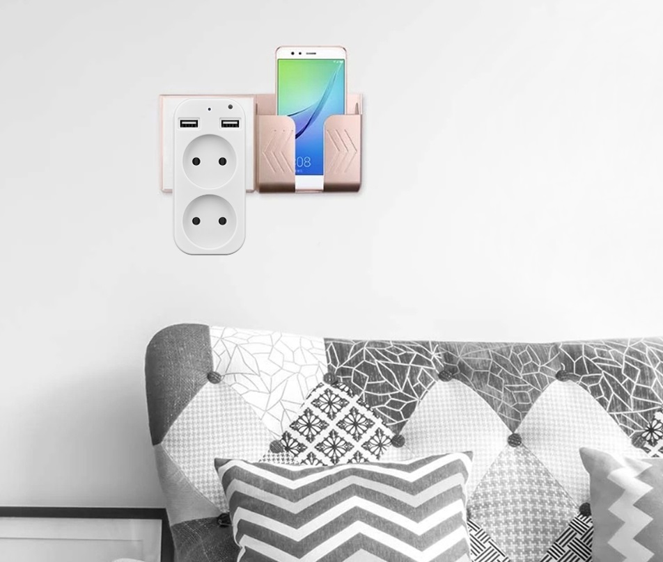 Rozetes šakotuvas su slapta kamera ir WiFi 4k - Image 3