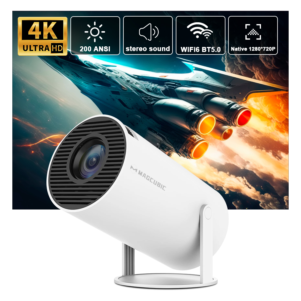 Led projektorius Magcubic su WiFi youtube, netflix HD