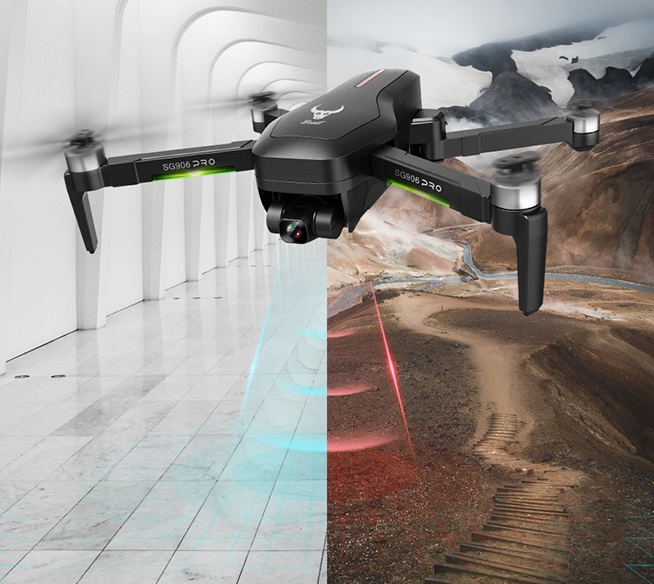 S906 PRO2 dronas su dviejomis kameromis 4K, GPS ir WiFi - Image 5