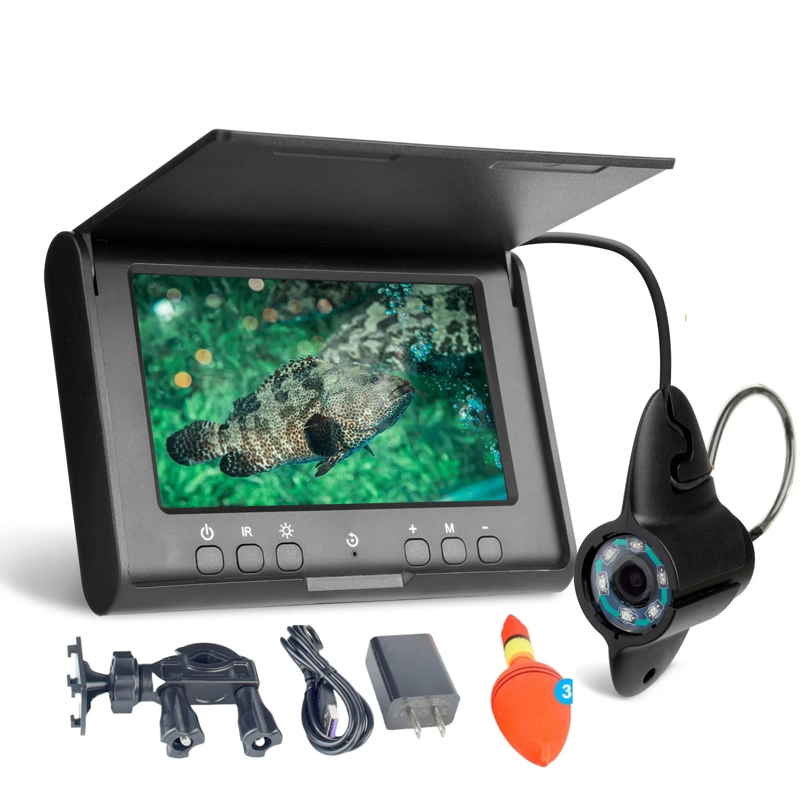 Monitorius 4,3' su povandenine kamera žvejybai - Image 5