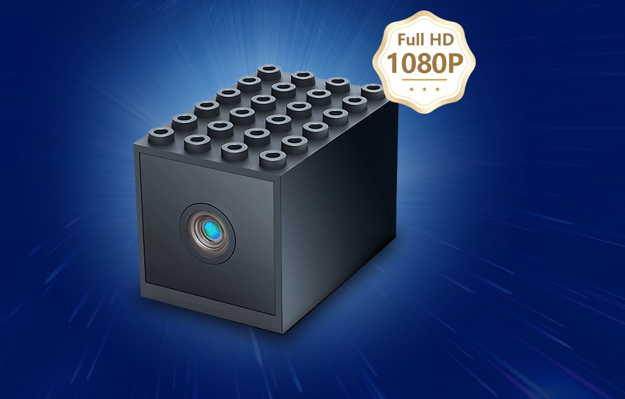 Mini lego WiFi full HD kamera su WiFi ir baterija