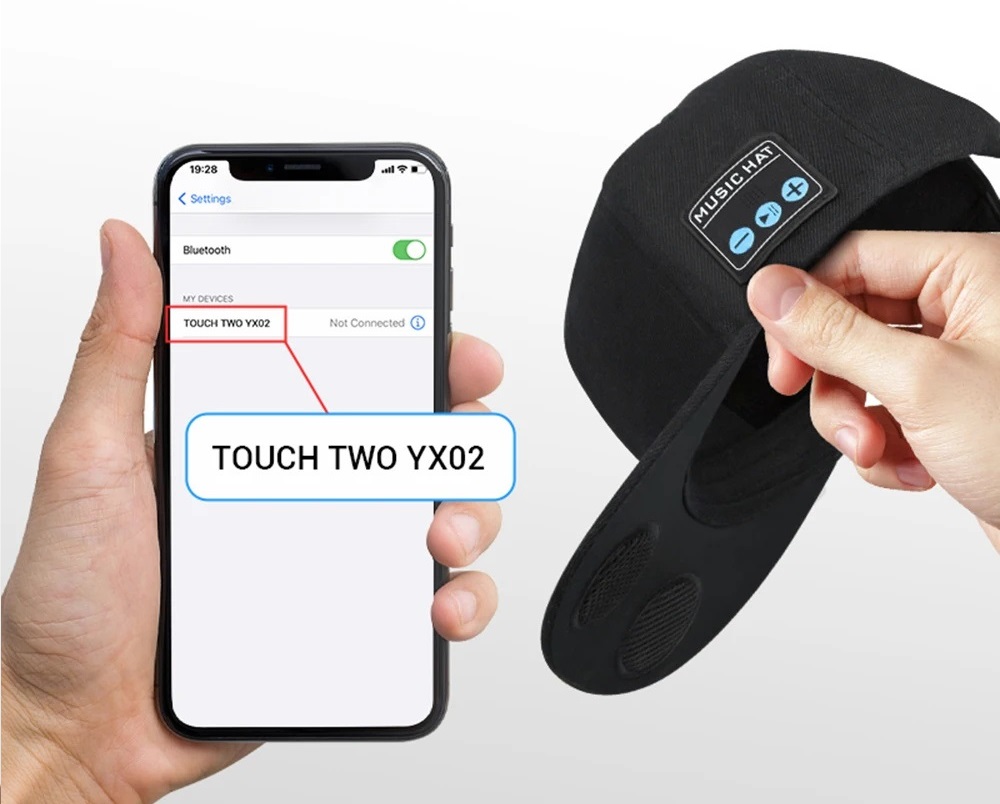 Bluetooth garso kepurė nuo saulės – ausinės, laisvų rankų įranga - Image 2