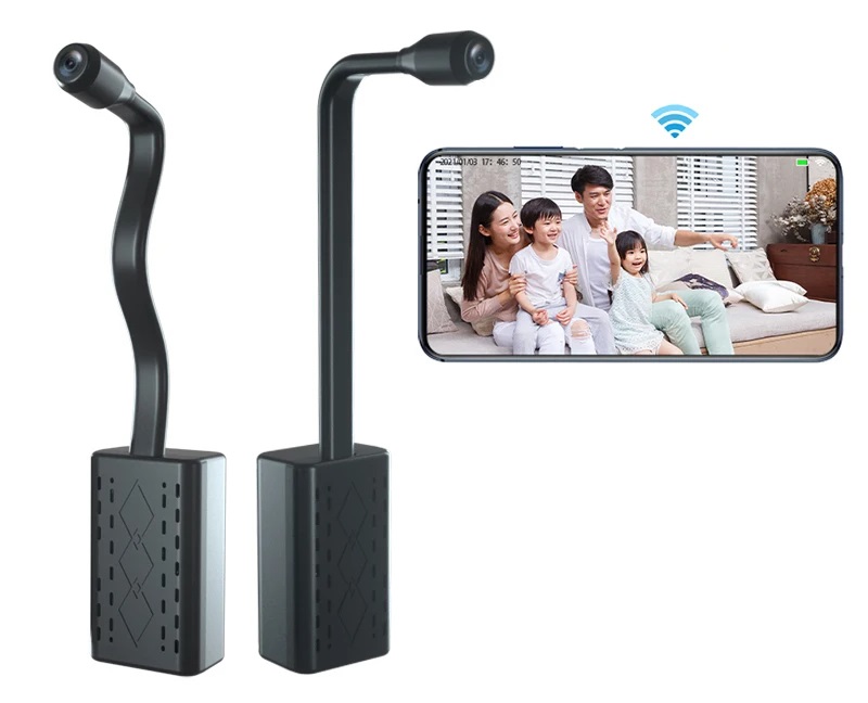 Mini WiFi full HD kamera su WiFi ir baterija