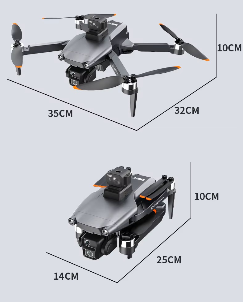 Dronas L600PRO MAX su dviejomis kameromis GPS ir WiFi - Image 6