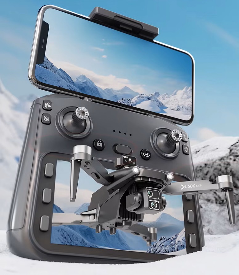 Dronas L600PRO MAX su dviejomis kameromis GPS ir WiFi - Image 4