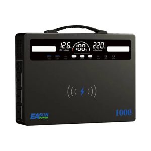 Nešiojama (mobili) elektros stotelė EAsun 1000W 781Wh LiFePO4