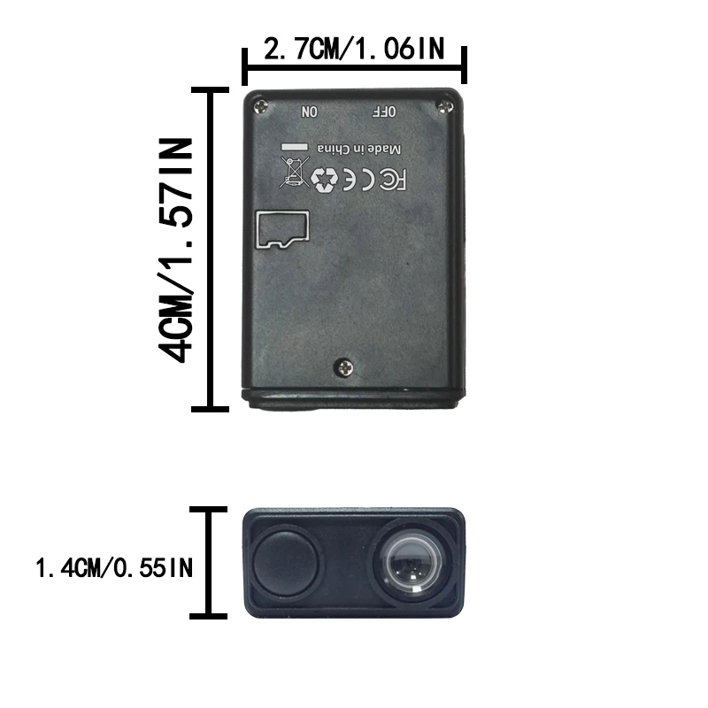 Slapta kamera su WiFi ir įkraunama baterija - Image 2